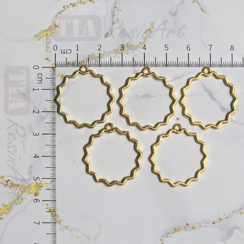 Bezel Pack Golden Earrings Ultimate - Resin Art Supplies