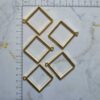 Bezel Pack of 5 - Golden Pendant Earrings For Resin Art - 355