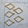 Bezel Pack of 5 - Golden Pendant Earrings For Resin Art - 370