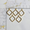 Bezel Pack Golden Earrings Premium - Ultimate Resin Supplies