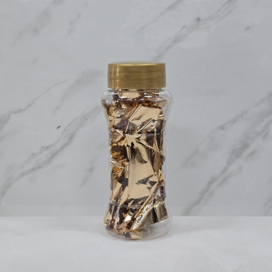 Foil Bottle Champagne Gold - Small - Product Image