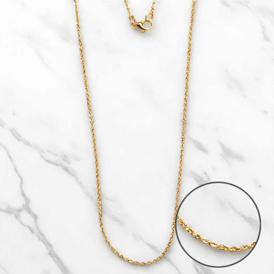 Chain With Hook 22in Length For Jewellery Making (TR557) - Product Image