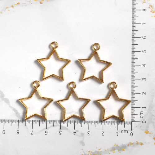 Bezel Golden Star Pack Ultimate - Resin Art Pendant