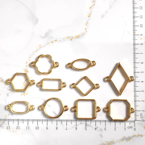 Bezels Golden Mix Pack Ultimate - Resin Jewelry Supplies