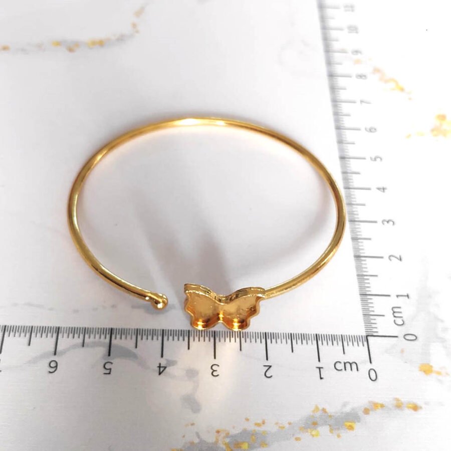 Kada bracelet Golden base for resin (TR759)