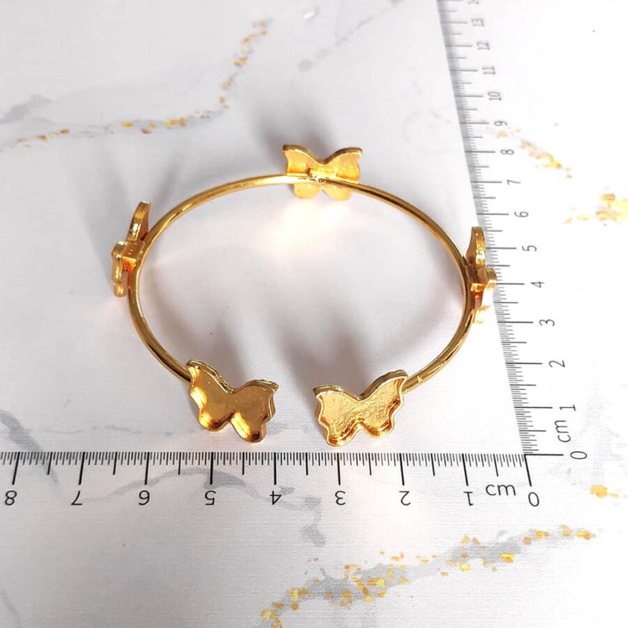 Kada bracelet Golden base for resin (TR771)