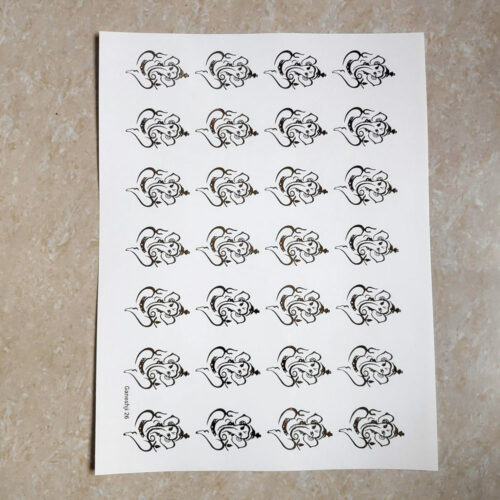 Ganeshji Embossed Sticker Sheet Ultimate - Resin Art Supply