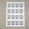 General EMBOSSED STICKER SHEET A/4 (TR900)