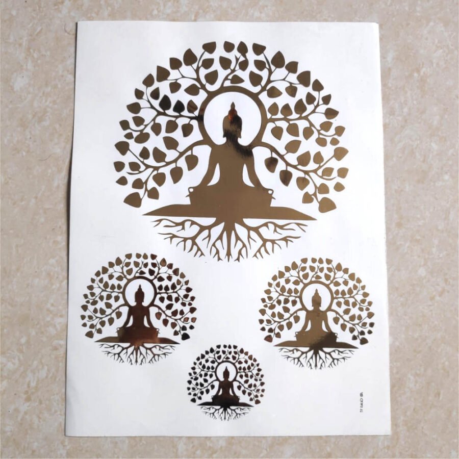 All God Embossed Insert Sticker Sheet A/4 (TR797)