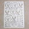 All God Embossed Sticker Sheet Ultimate - Decorative Resin Art Supplies