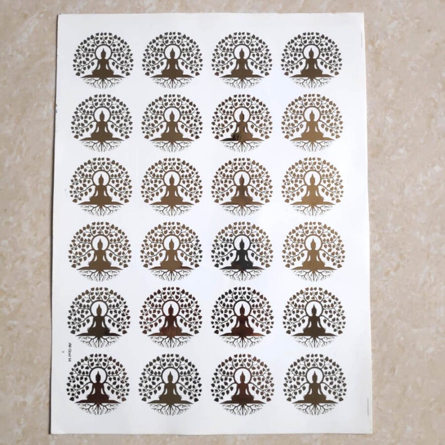 All God Embossed Insert Sticker Sheet A/4 (TR801)