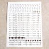 Alphabet EMBOSSED STICKER SHEET A/4 (TR808)