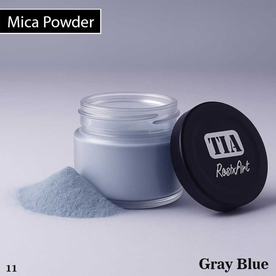 Mica Powder Pigment for Resin Art (Gray Blue)