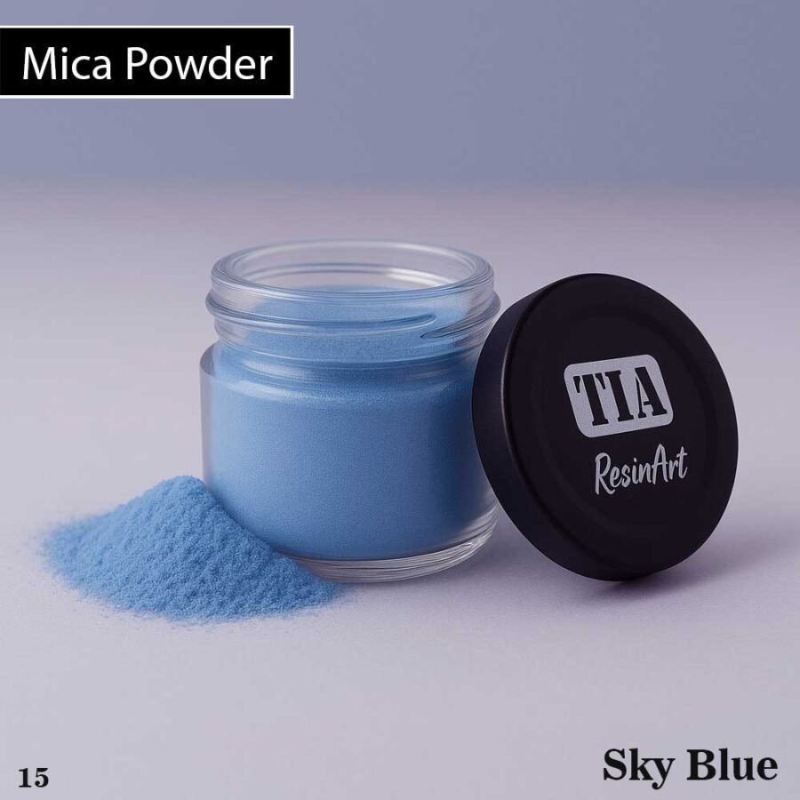 Mica Powder Pigment for Resin Art (Sky Blue)