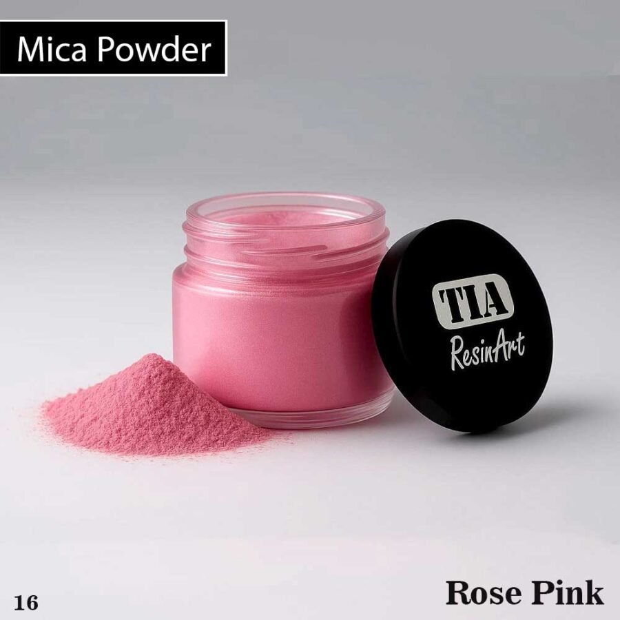 Mica Powder Pigment for Resin Art (Rose Pink)