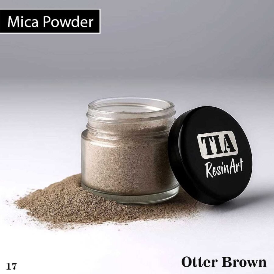Mica Powder Pigment for Resin Art (Otter Brown)