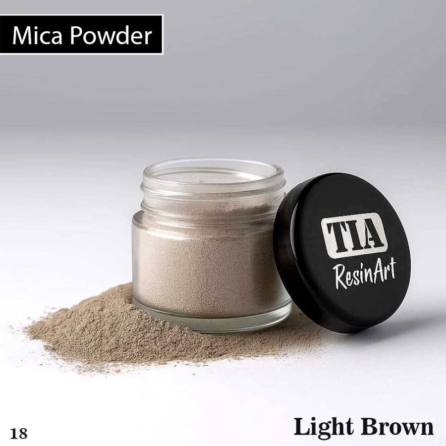 Mica Powder Pigment for Resin Art (Light Brown)