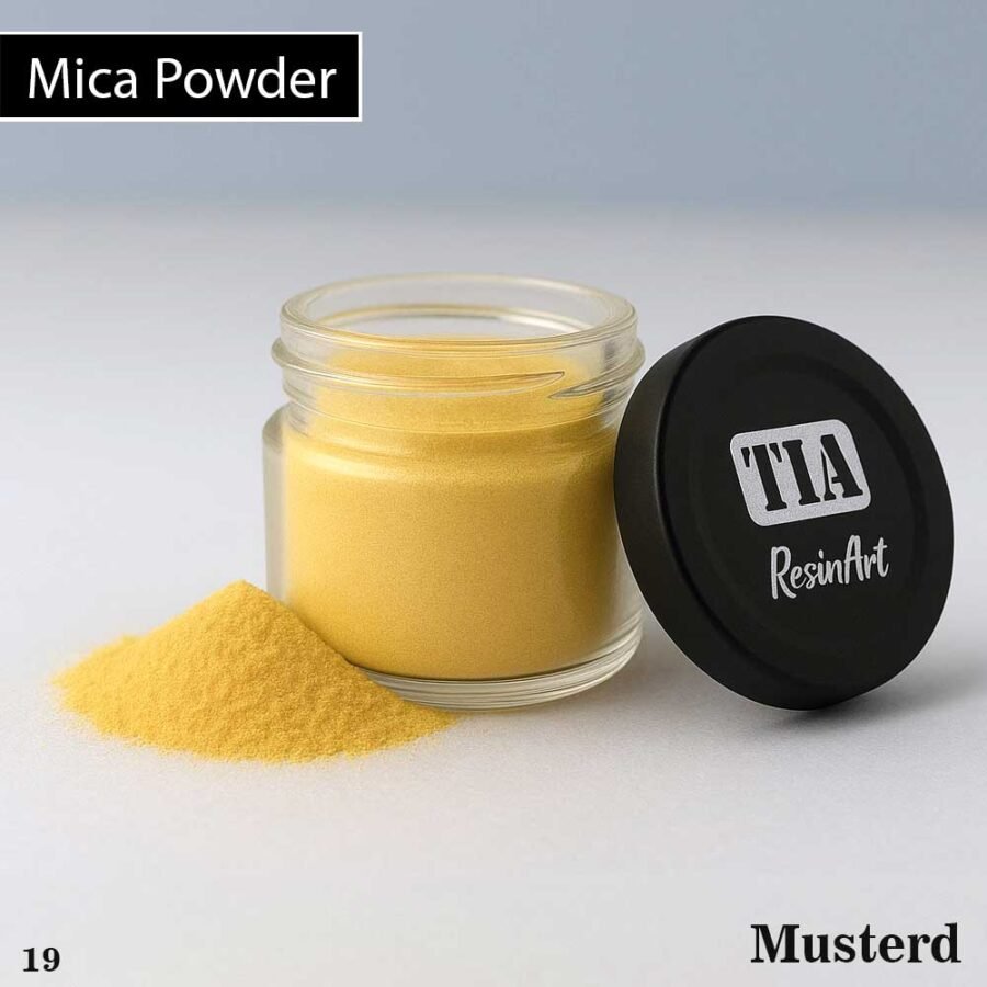 Mica Powder Pigment for Resin Art (Musterd Yellow)