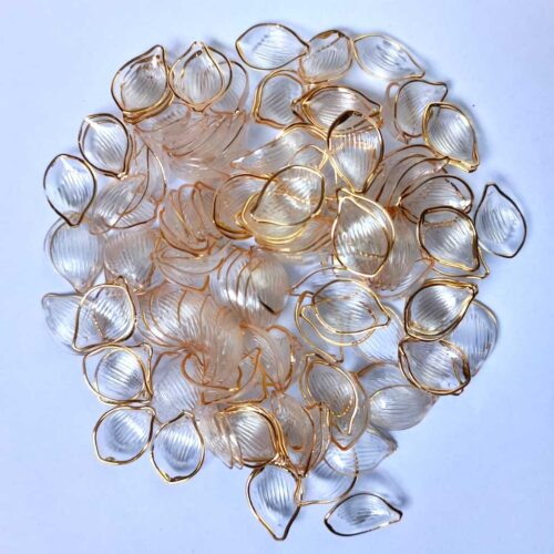 Acrylic Flower Gold Frame 50gram (TR959)