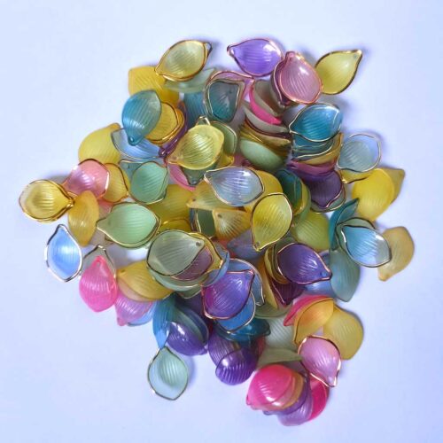 Acrylic Rose Petal Leaves Multi color 50gram (TR964)