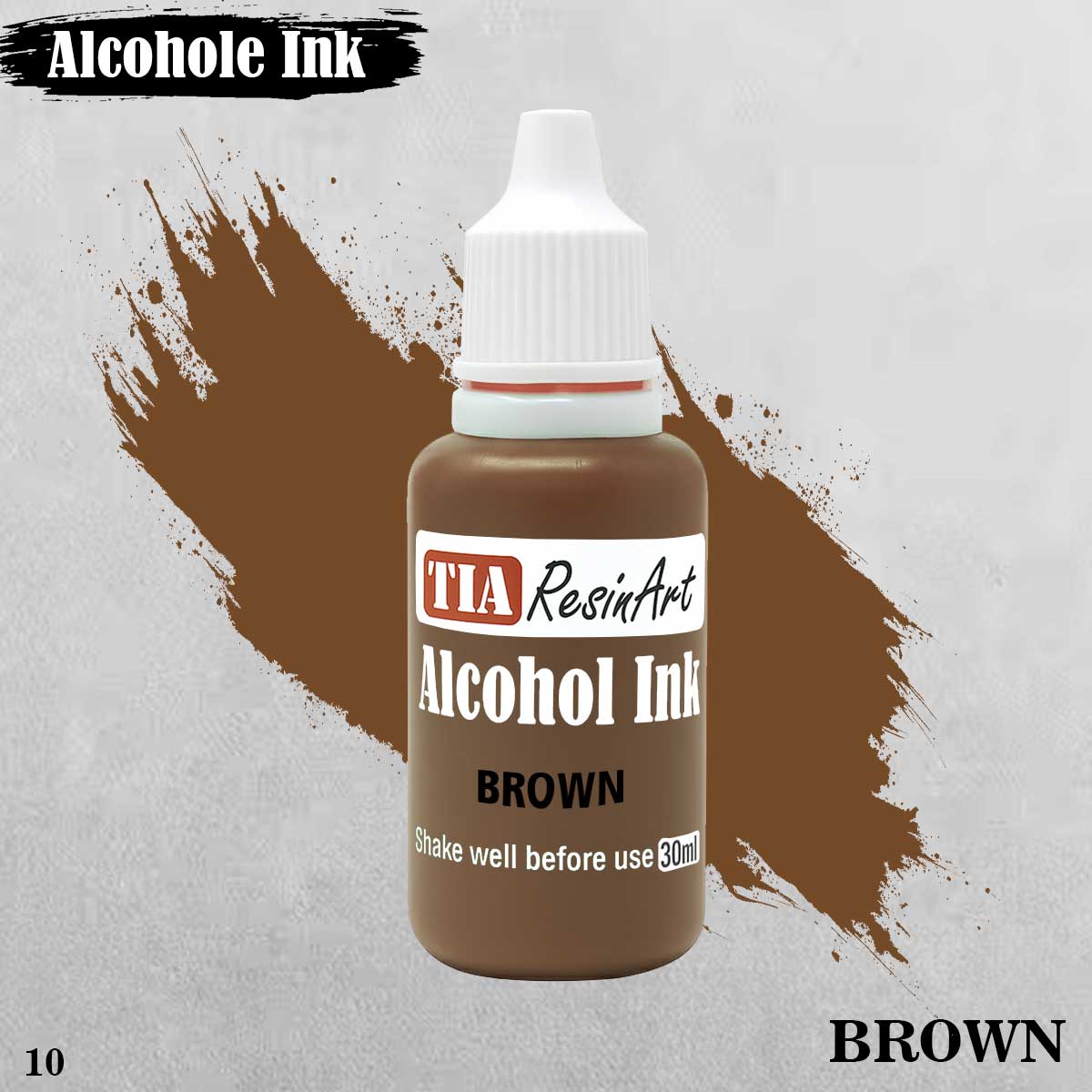 Brown Alcohol Ink 30ml 1 Brown Alcohol Ink 30ml Premium - Ultimate Resin Supplies