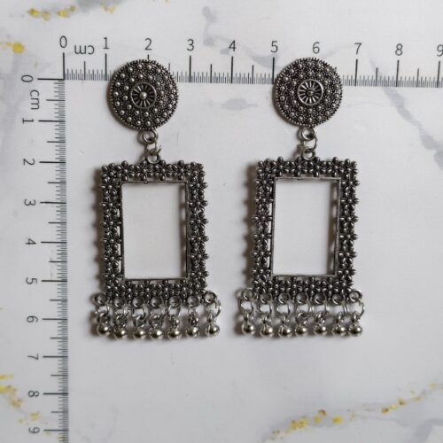 Jhumka Silver Small Premium - Ultimate Resin Supplies