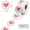 Candle Jar Sticker You Are Heart of My Business Ultimate - Resin Art Supplies