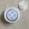 Holder for Tea Light Doted Round silicone moulds Ultimate - Resin Art Supplies