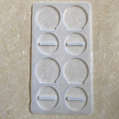 Plain 4 cavity 2.5inch Photo Frame & Stand SIlicon Mould (SM306)