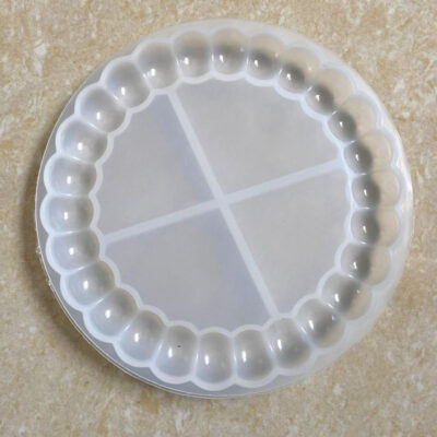 Bubble Round Trinket Tray 5inch Silicone Mould (SM310)