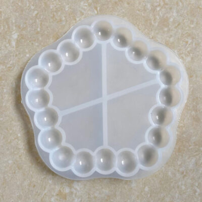 Bubble Hexagone Trinket Tray 5inch Silicone Mould (SM313)