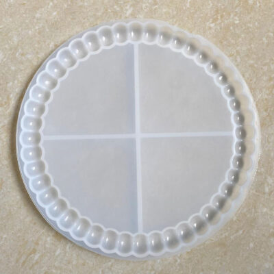 Bubble Round Trinket Tray 8inch Silicone Mould (SM316)
