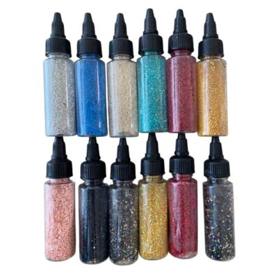 Glitter Round Combo of 10 color Paking (TR1253)