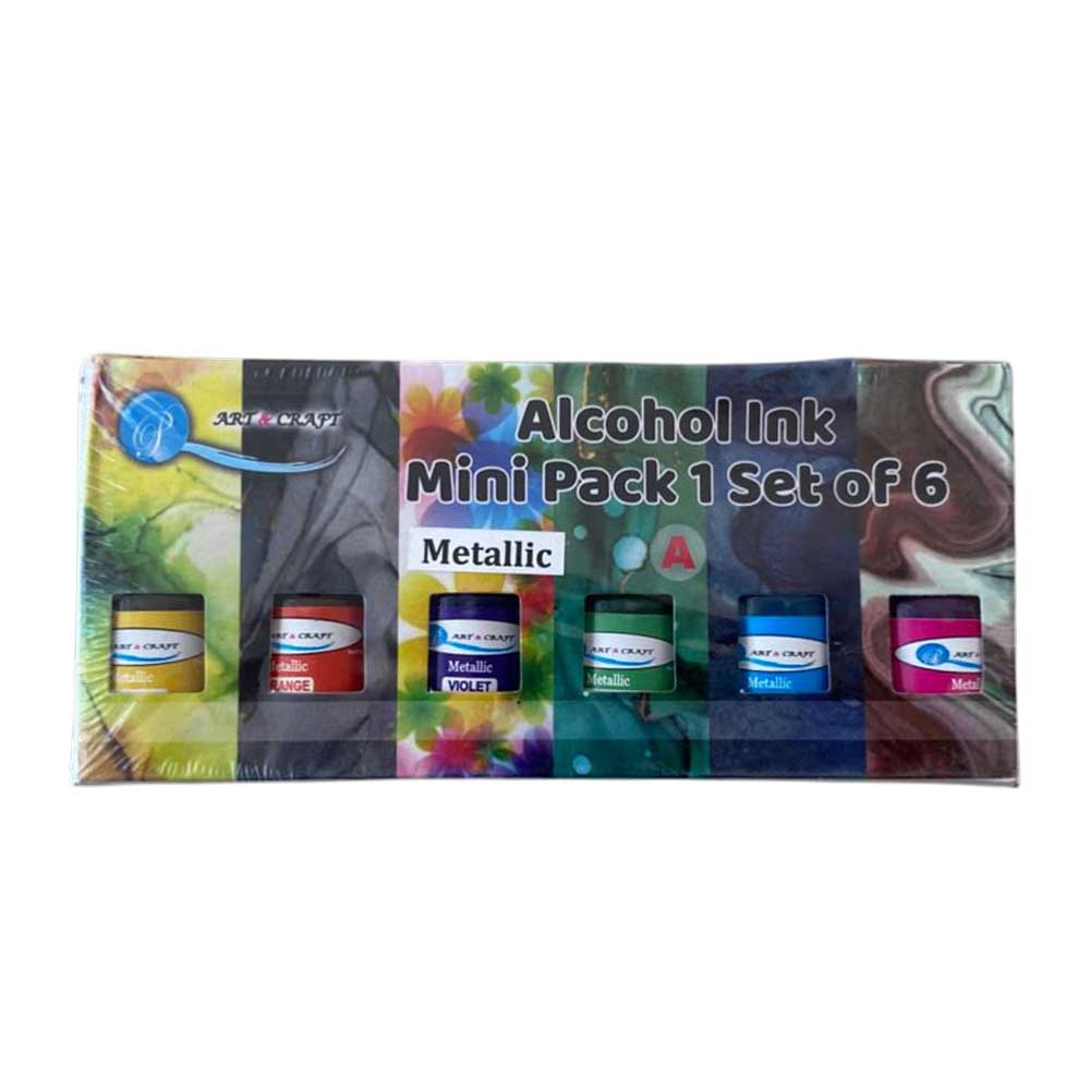 Alcohol Ink Mini Paking A (TR1255) 1 Alcohol Ink Mini Paking Ultimate - Vibrant Resin Art Supplies