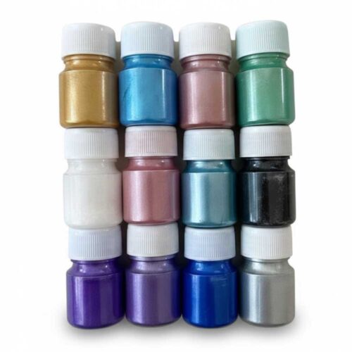12 Color Set Mica Powder Pigment Ultimate - Vibrant Resin Colors