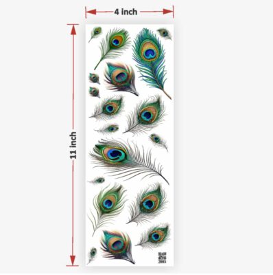 Peacock Feather UVDTF Sticker for Resin art (TR2005)
