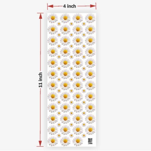 White Daisy Flowers UV DTF Sticker for Resin Art Ultimate - Premium Craft Supply
