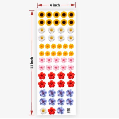 Yellow Flowers UV DTF Sticker for Resin art (TR2009)