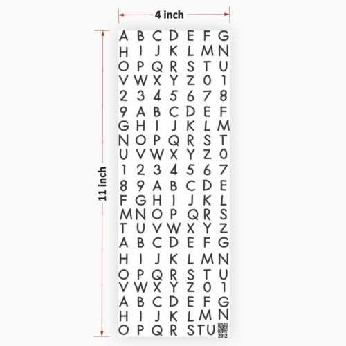 Alphabet UV DTF Sticker Premium Ultimate Resin Art Tool