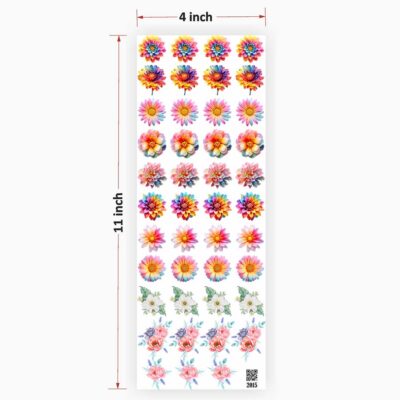 Flower UV DTF Sticker for Resin art (TR2015)