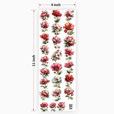 Flower UV DTF Sticker for Resin art (TR2016)