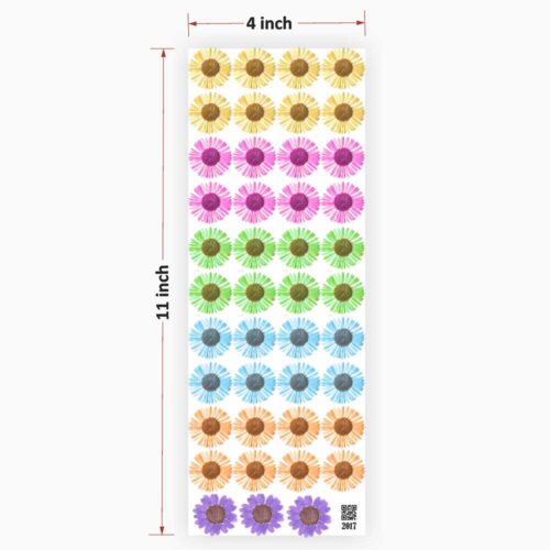 Flower UV DTF Sticker Ultimate - Vivid Resin Art Design