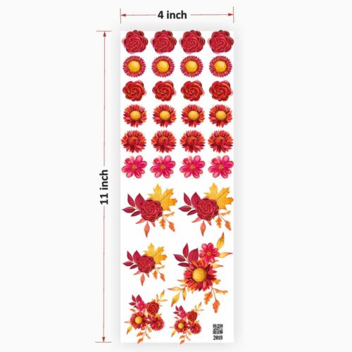 Flower UV DTF Sticker Ultimate Resin Art Accessory