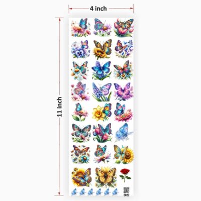 Butterfly UV DTF Sticker for Resin art (TR2022)
