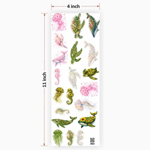 Sea Animals UV DTF Sticker Premium - Ultimate Resin Art Supplies