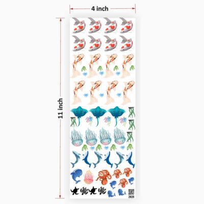 Sea Animals UV DTF Sticker for Resin art (TR2028)