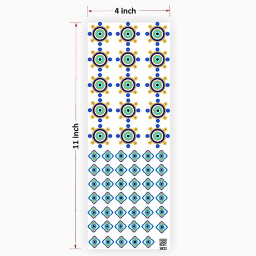 Evil Eyes UV DTF Sticker for resin art premium quality