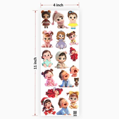 Children's UV DTF Sticker Premium for Creative Resin Art