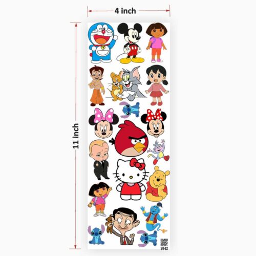 Cartoons Mix UV DTF Sticker Premium for Resin Art