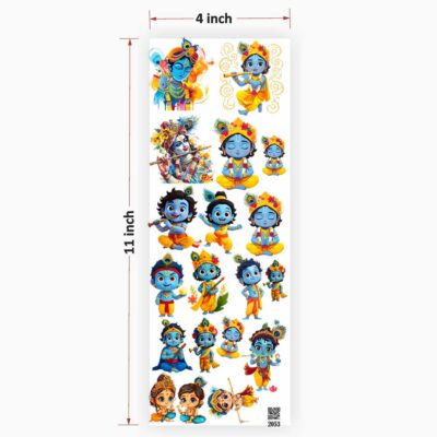 Radhe Krishna UV DTF Sticker for Resin art (TR2053)